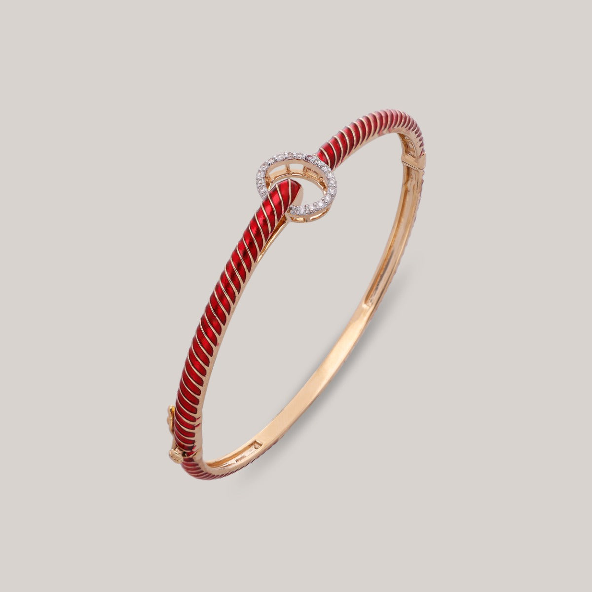 Scarlet Shimmer Diamond Bracelet