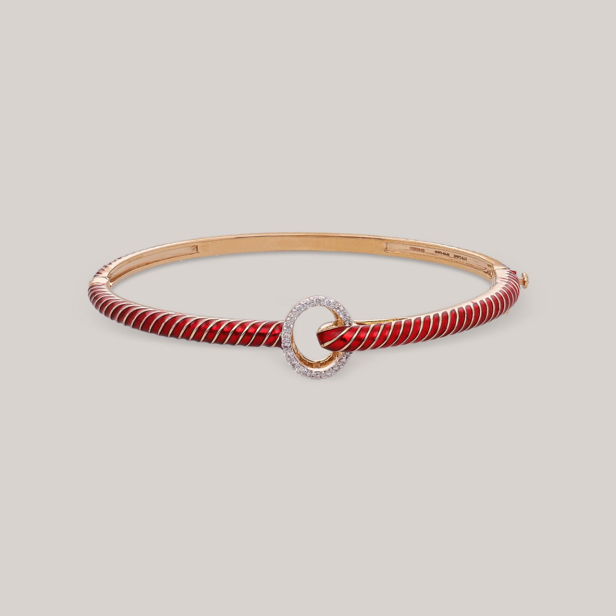 Scarlet Shimmer Diamond Bracelet