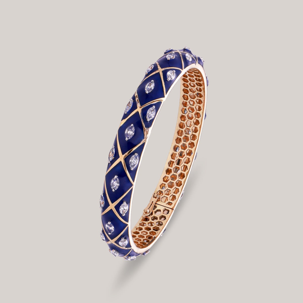 Tessellation Diamond Bangle