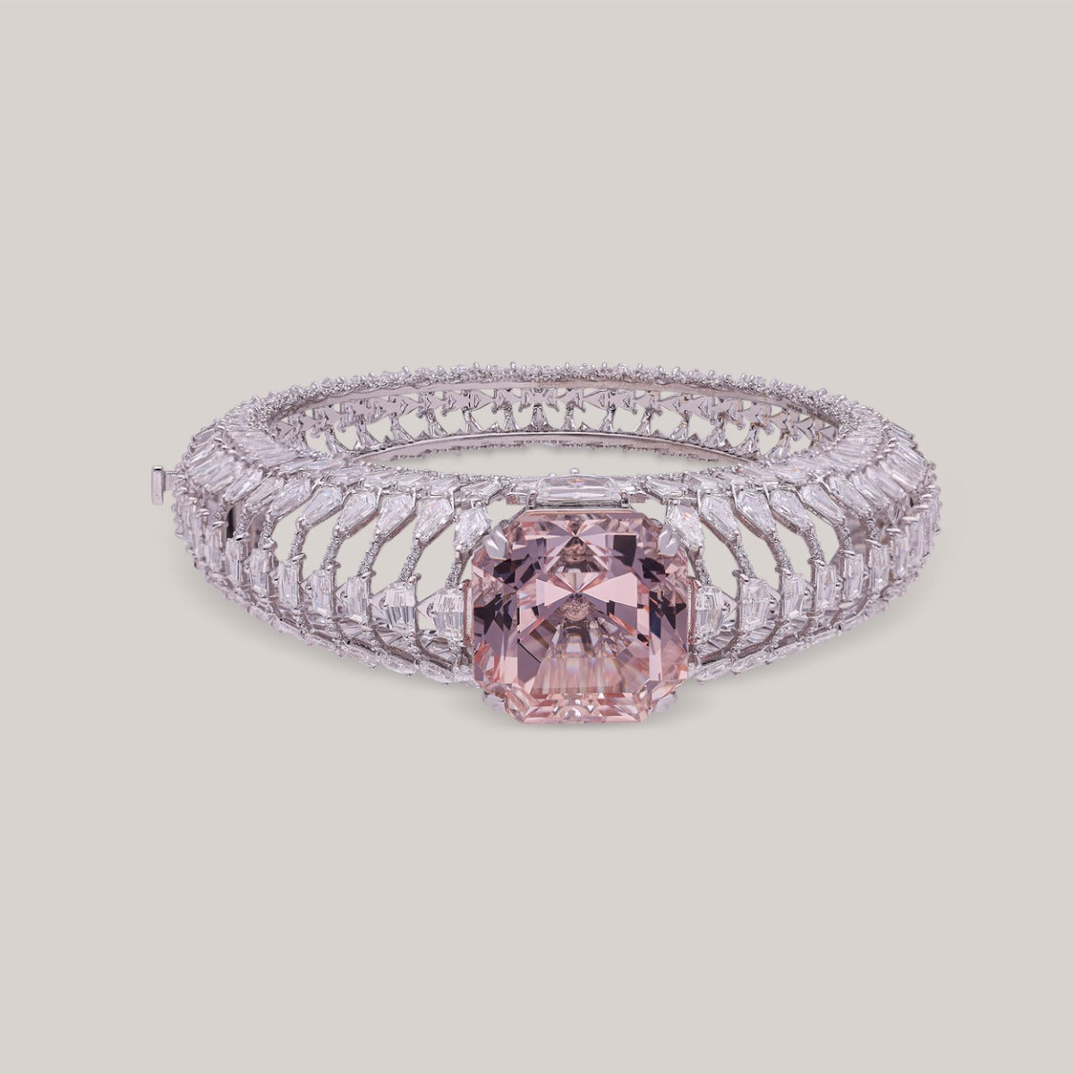 Sovereign Blush Crown Diamond Bangle