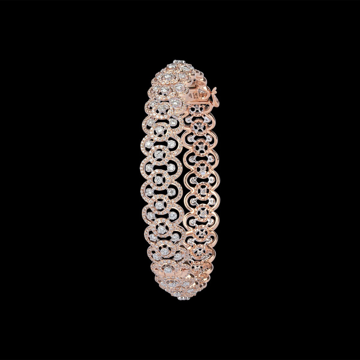 Cluster Diamond Bangle