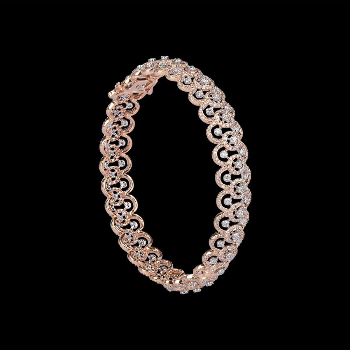 Cluster Diamond Bangle