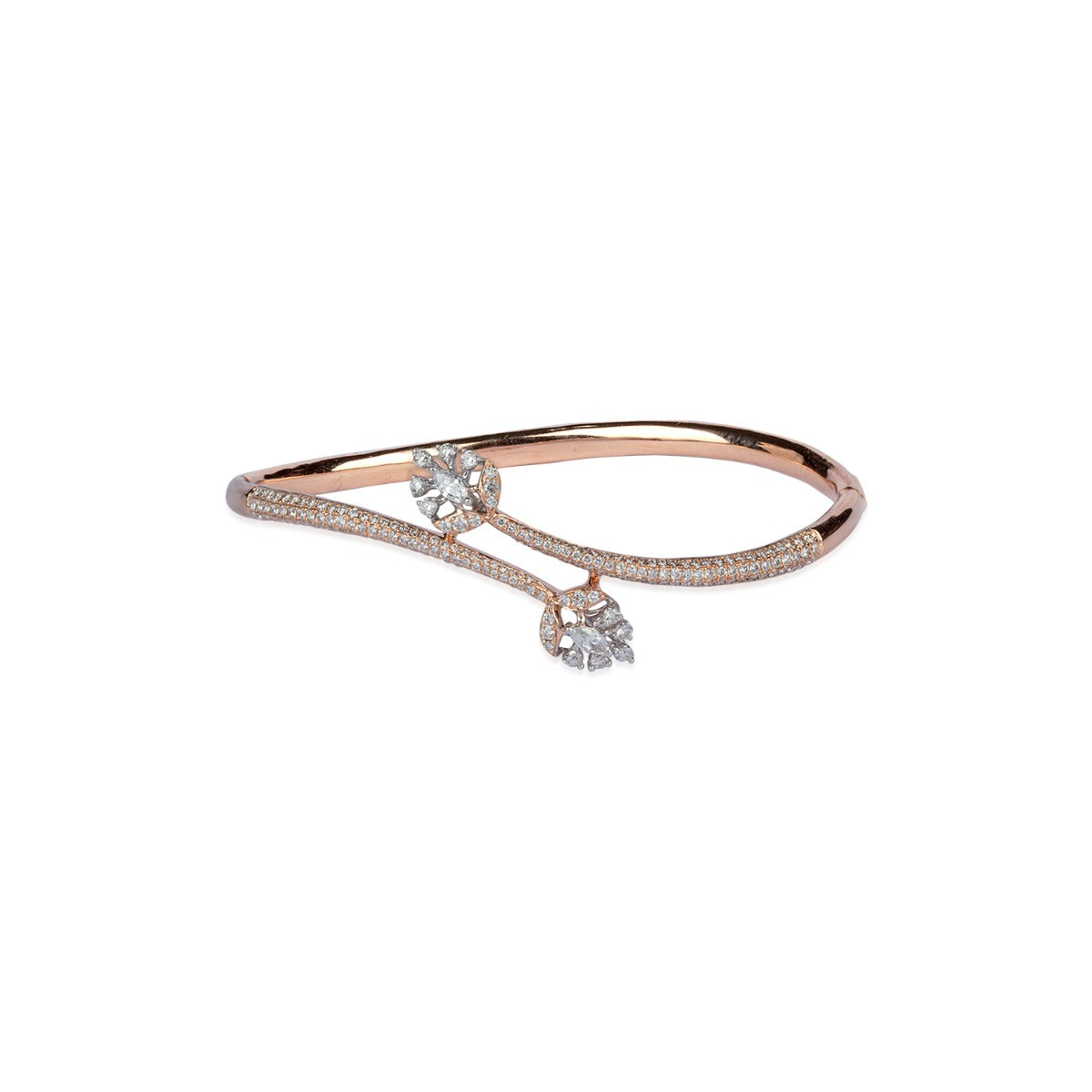 Perched Flower Diamond Bracelet