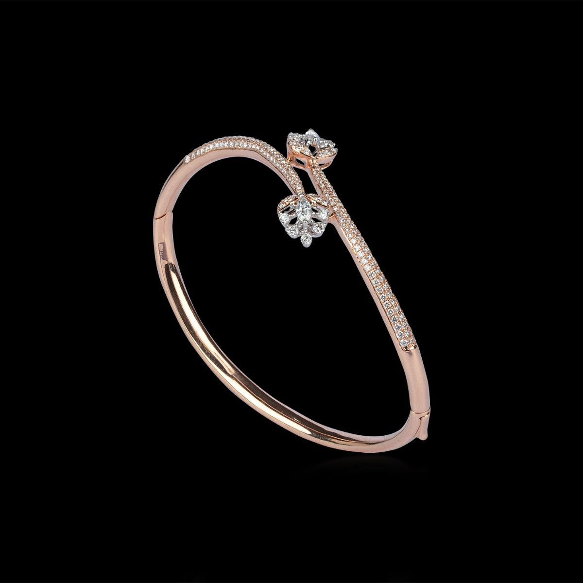 Perched Flower Diamond Bracelet