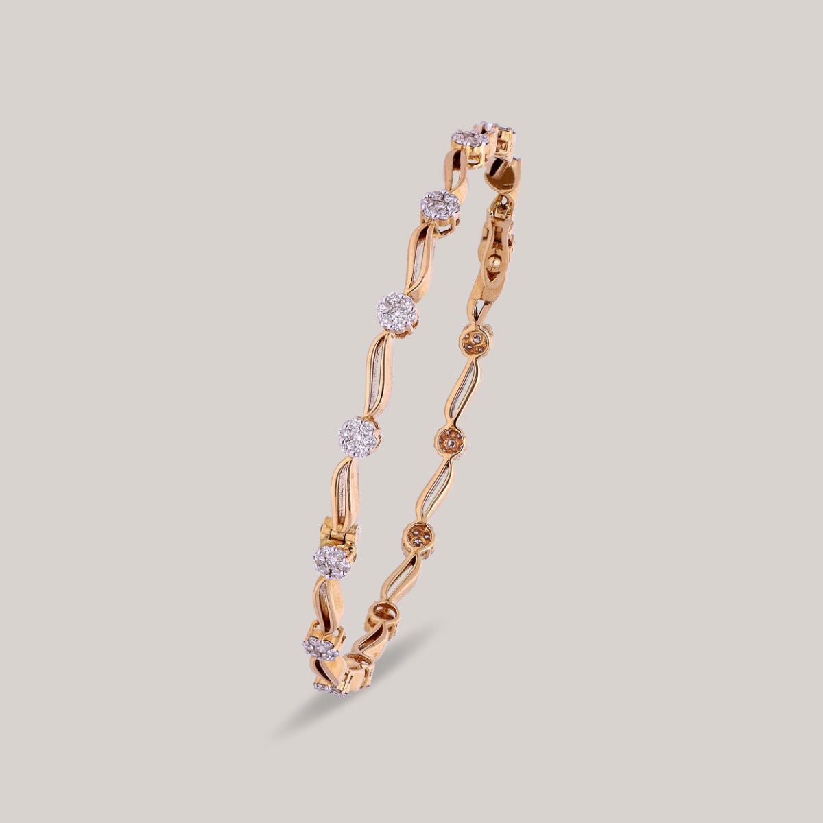 Eternal Twist Diamond Bangle
