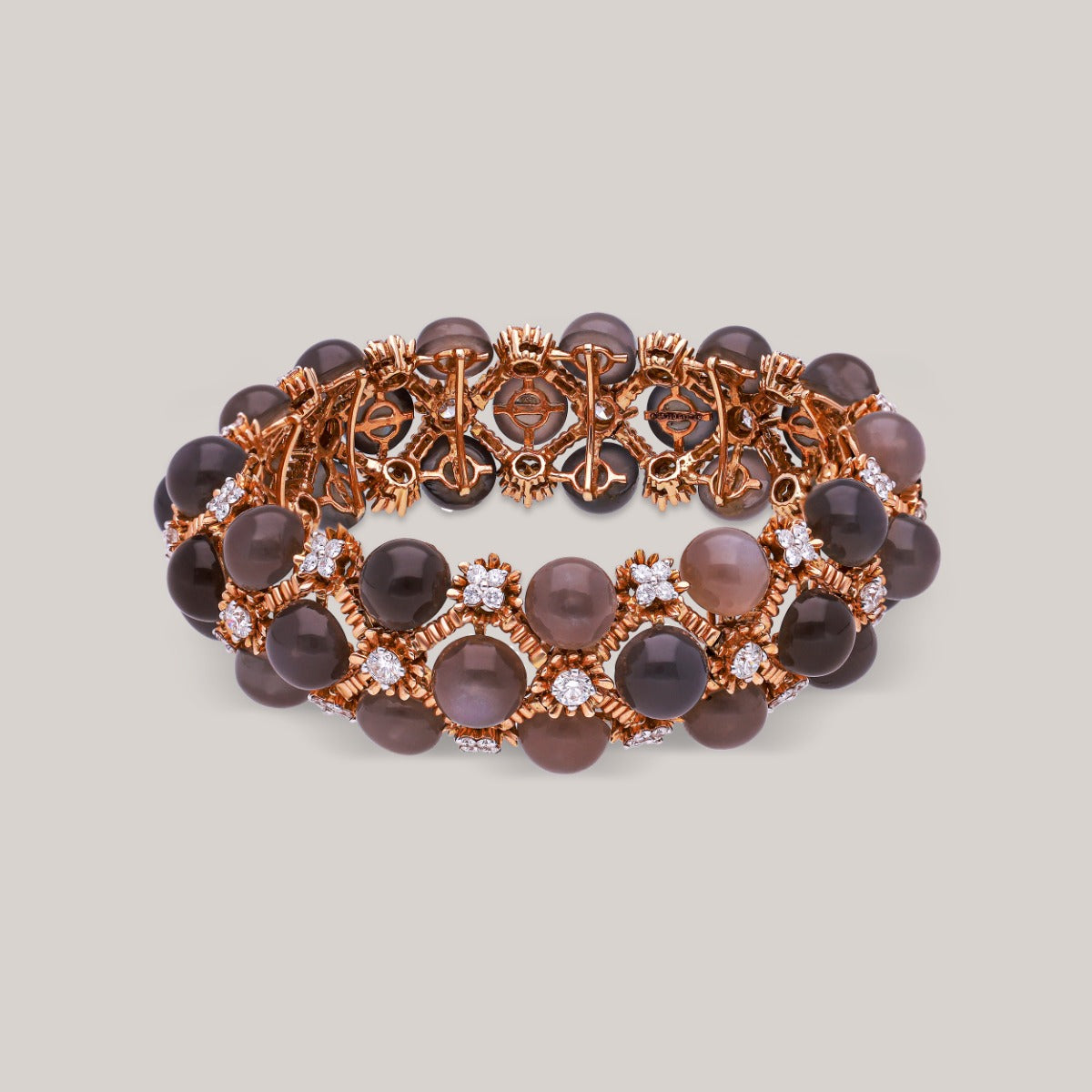 Black Golden Diamond Bangle