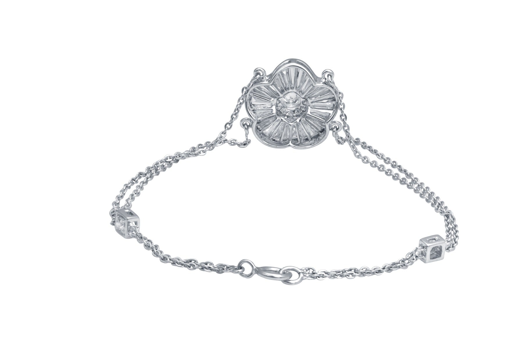 Blooming Petals Diamond Bracelet