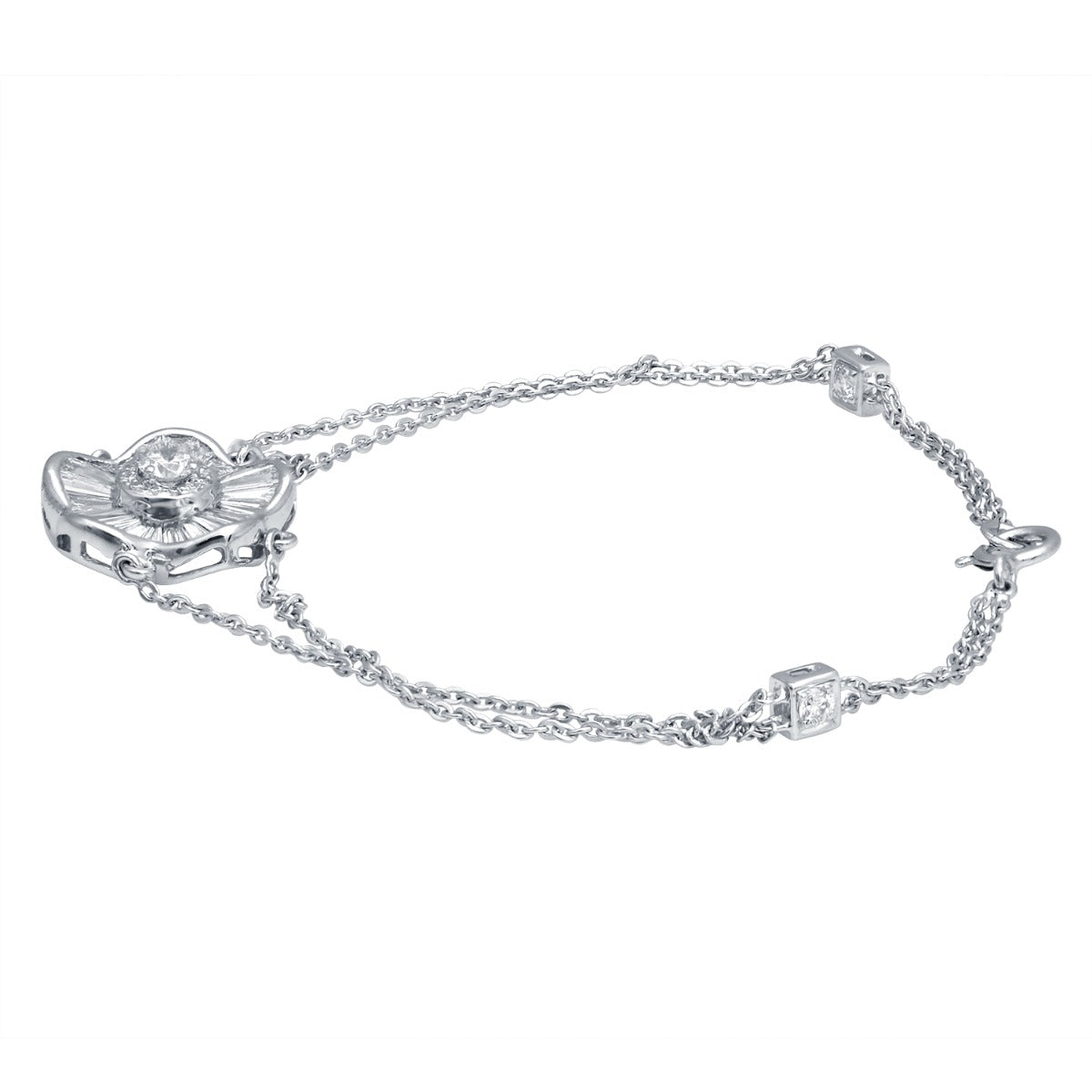 Blooming Petals Diamond Bracelet