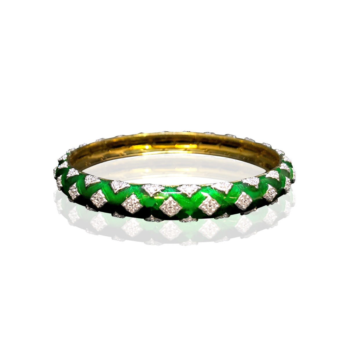 Glitter Mesh Diamond Bangle