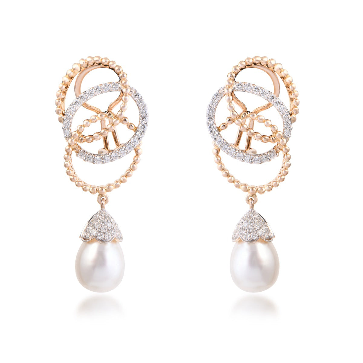 Twin Infinity Diamond Earrings