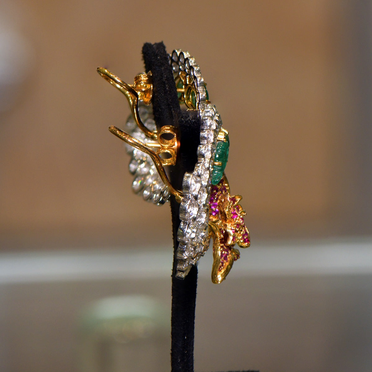 Pink Nectar Diamond Earrings
