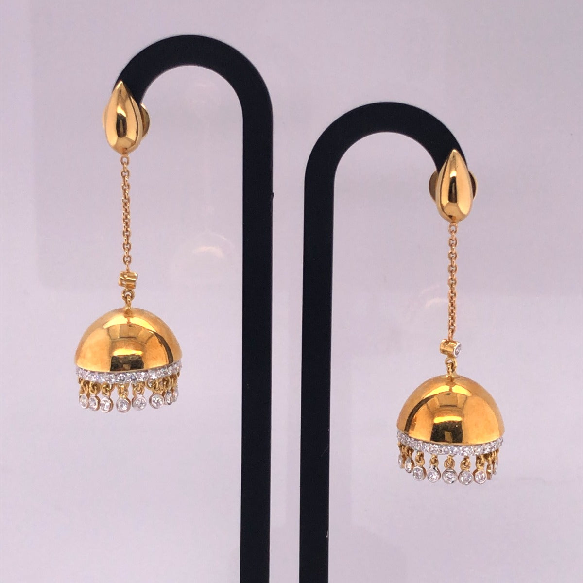 Phoenix Point Diamond Earrings