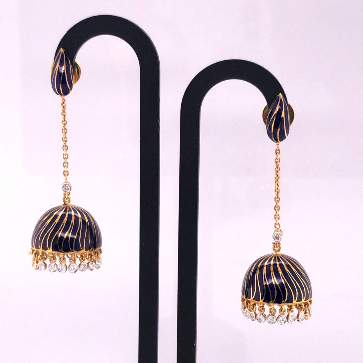 Blue Mamba Diamond Earrings