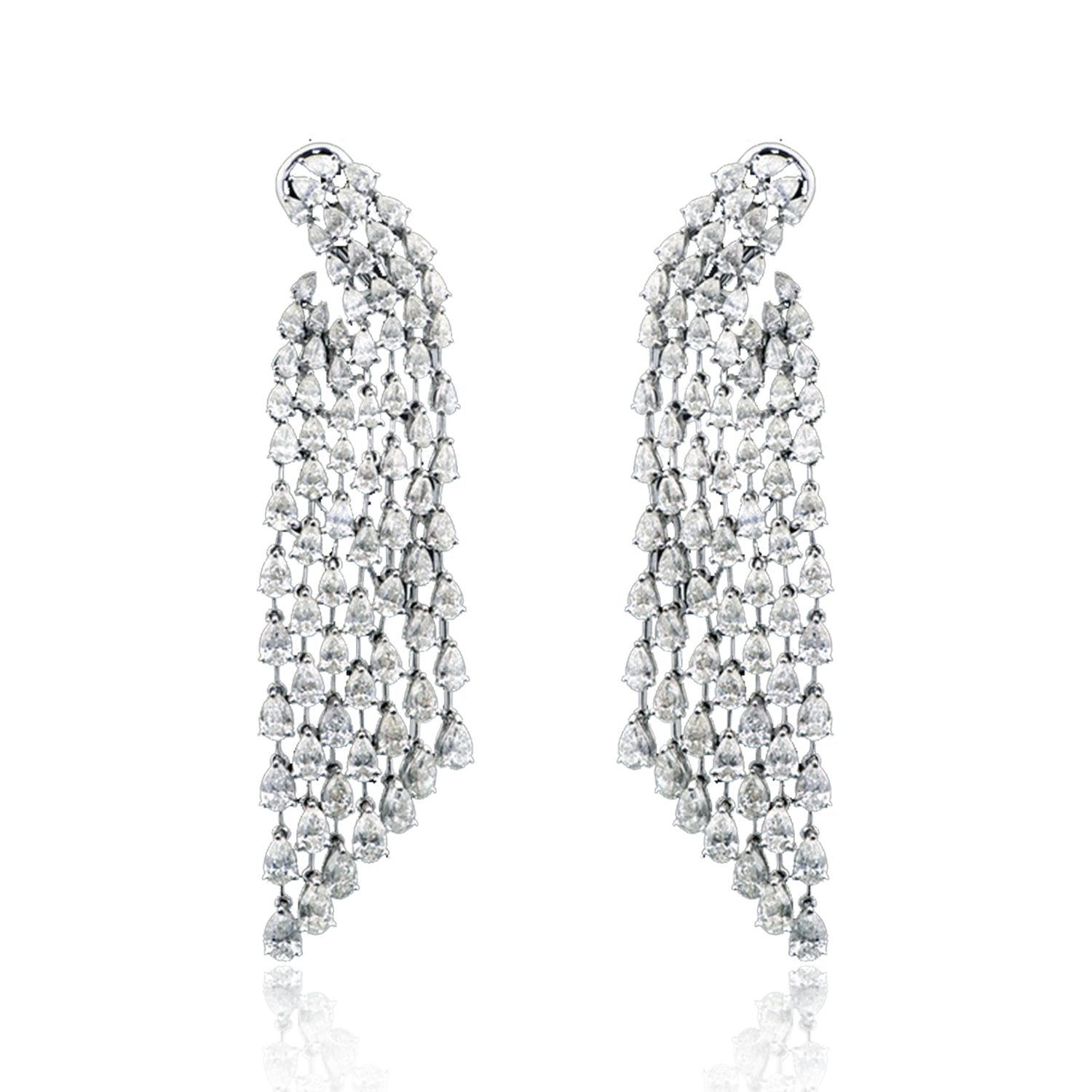 Diamond Waterfall Earrings
