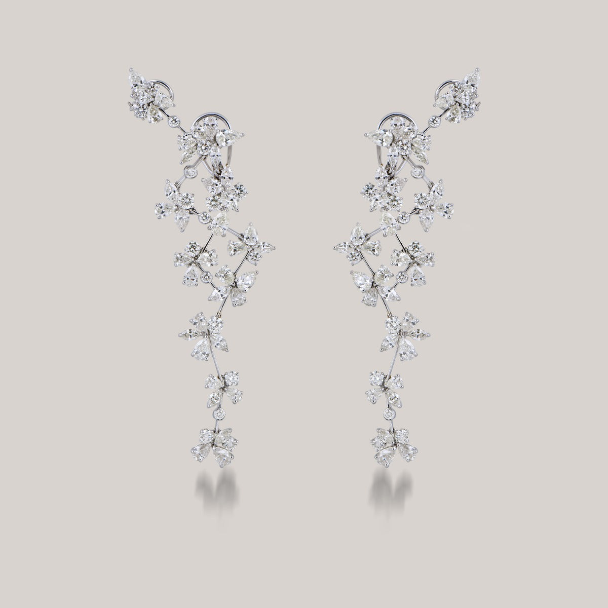Diamond Long Earrings