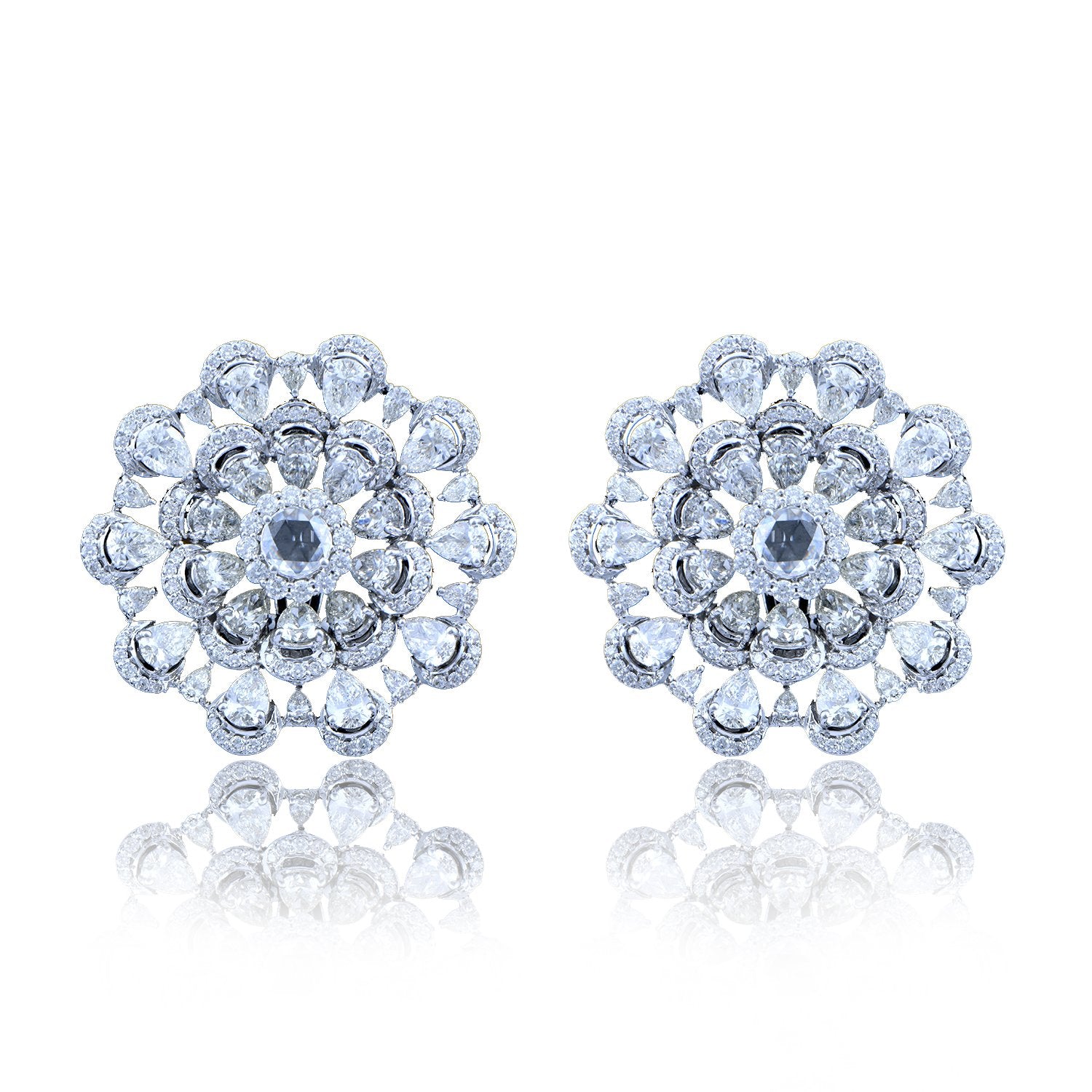 Asyrah Ornate Diamond Earrings