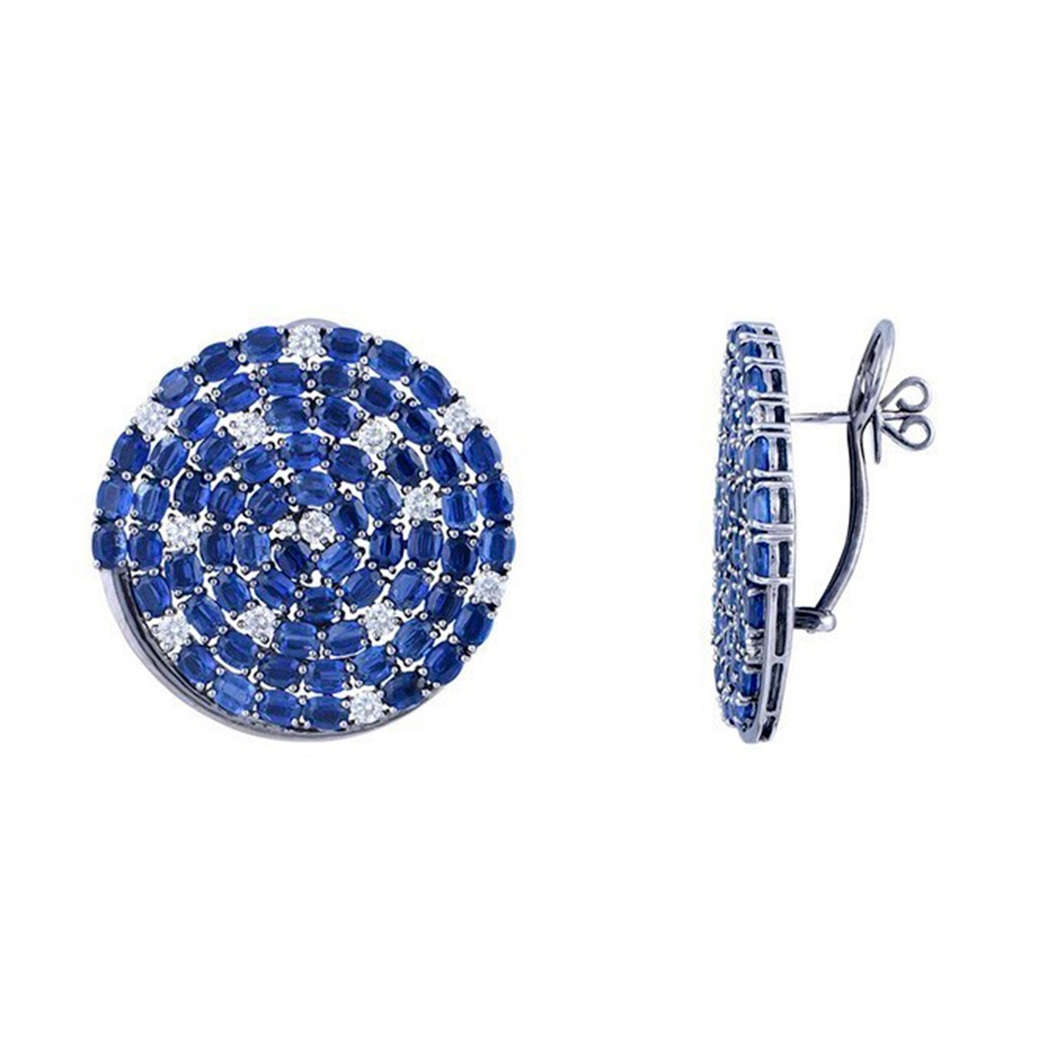 Zimri Gemstone Diamond Earrings