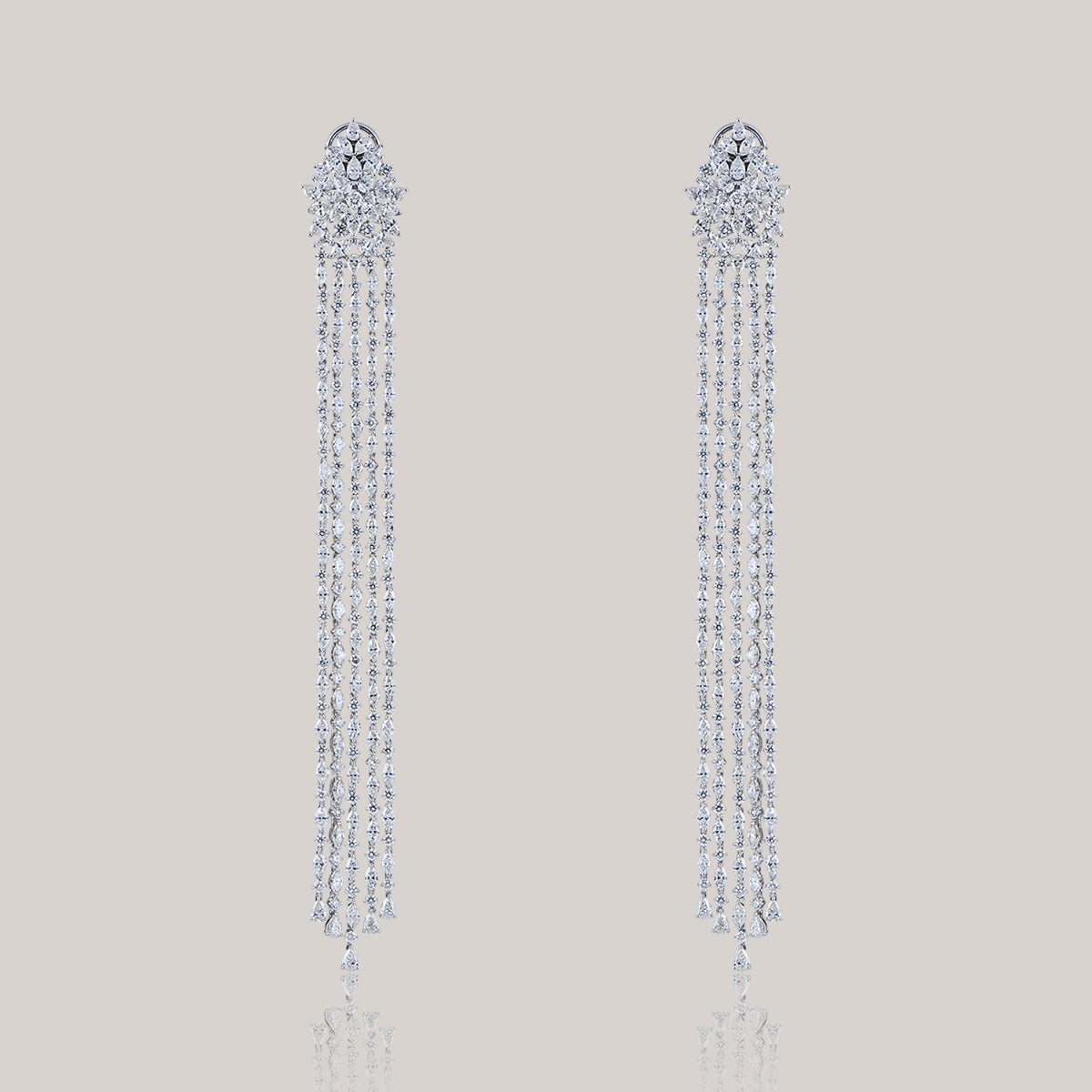 Marquise Journey Diamond Earrings