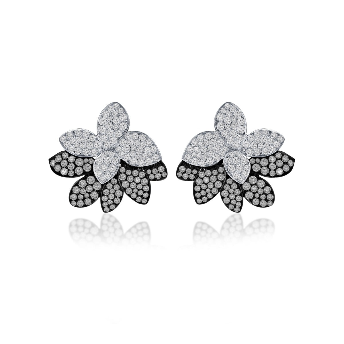 Floral Summer Diamond Earrings