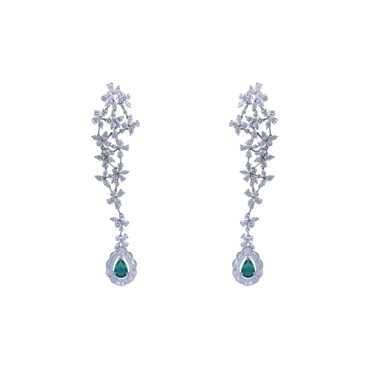Thorny Pretty Diamond Earrings