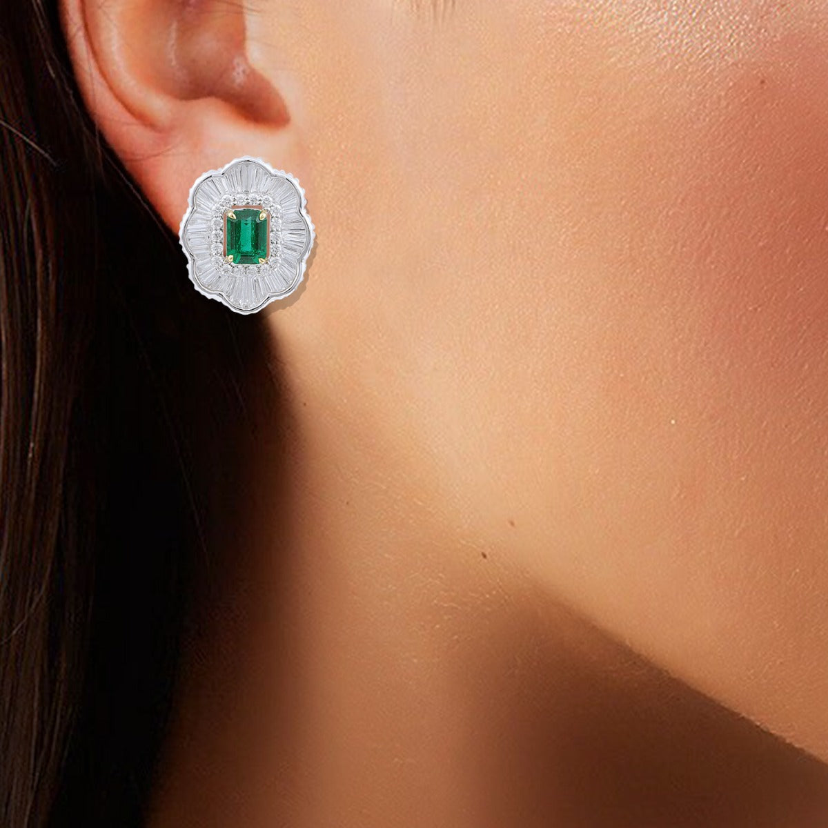 Amina Royal Diamond Earrings
