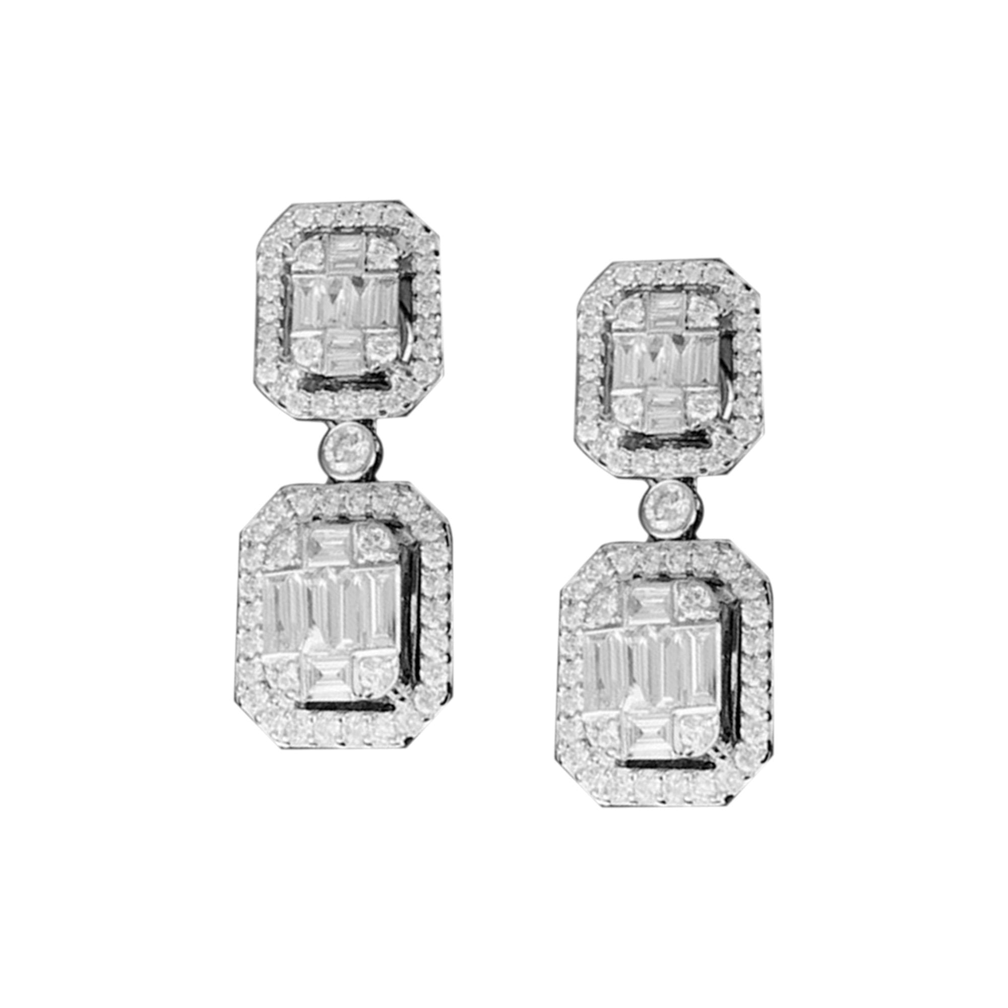 Elara Raceme Diamond Earrings