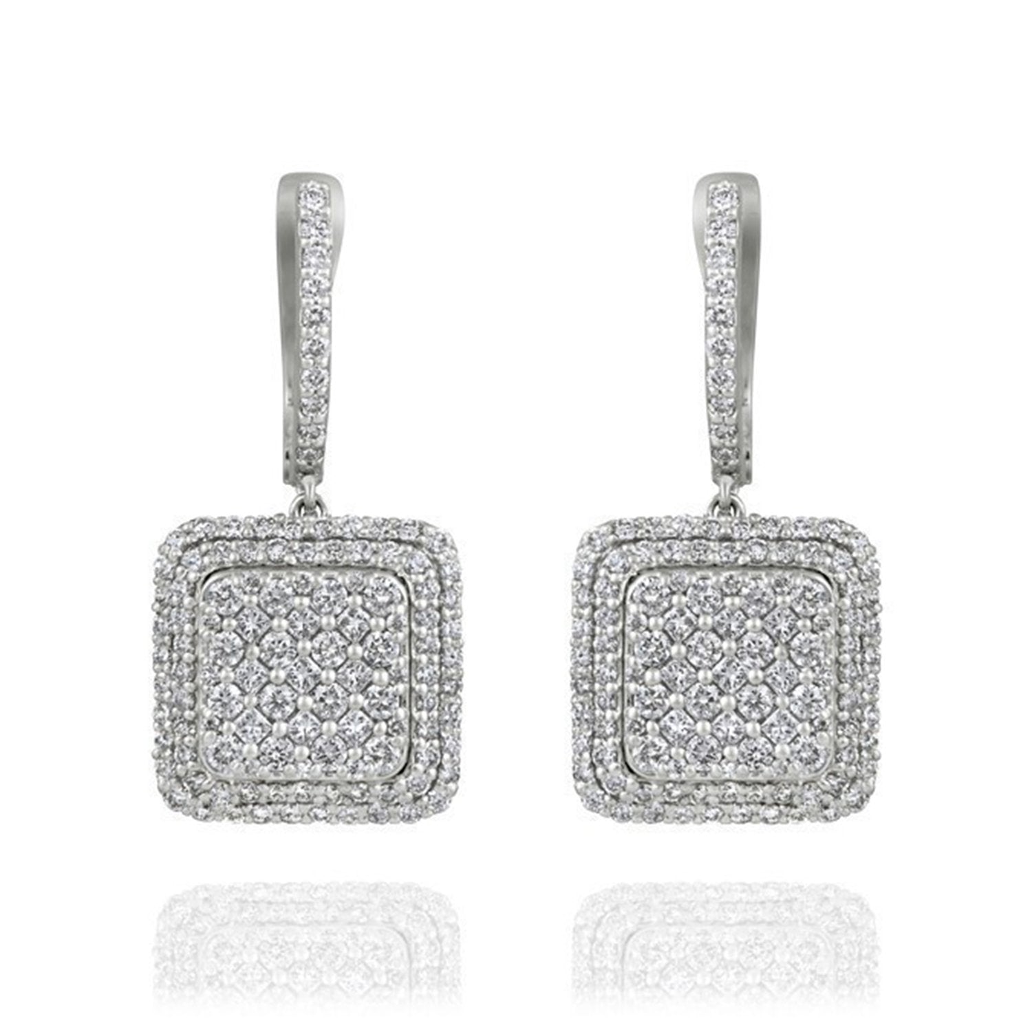 Carina Clump Diamond Earrings