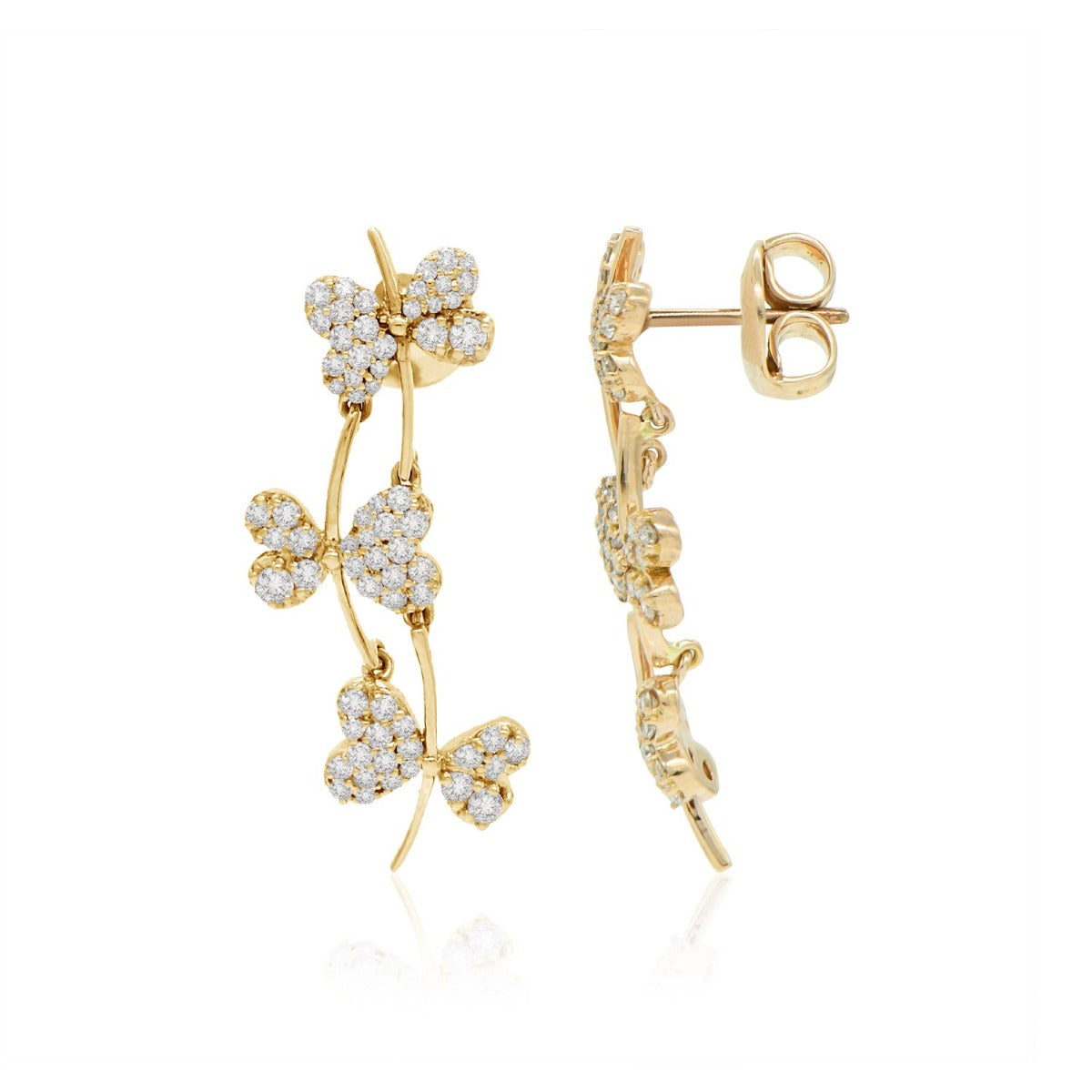 Sparkling Love Diamond Earrings