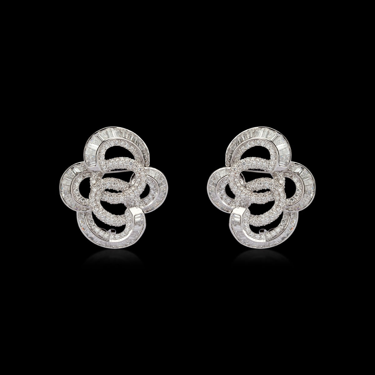 Swish Diamond Earrings