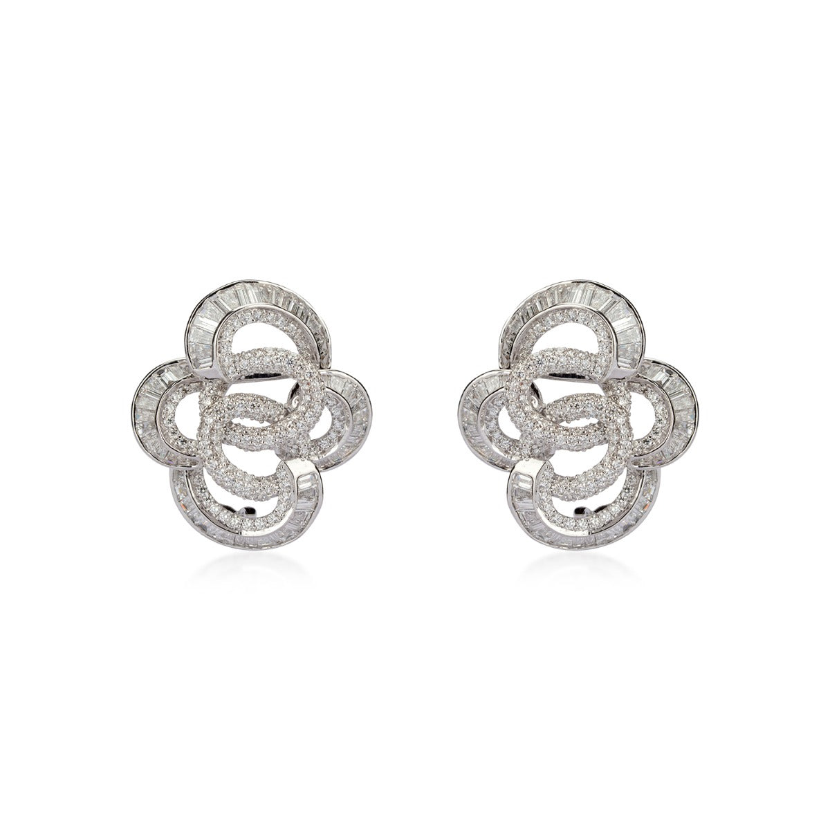 Swish Diamond Earrings