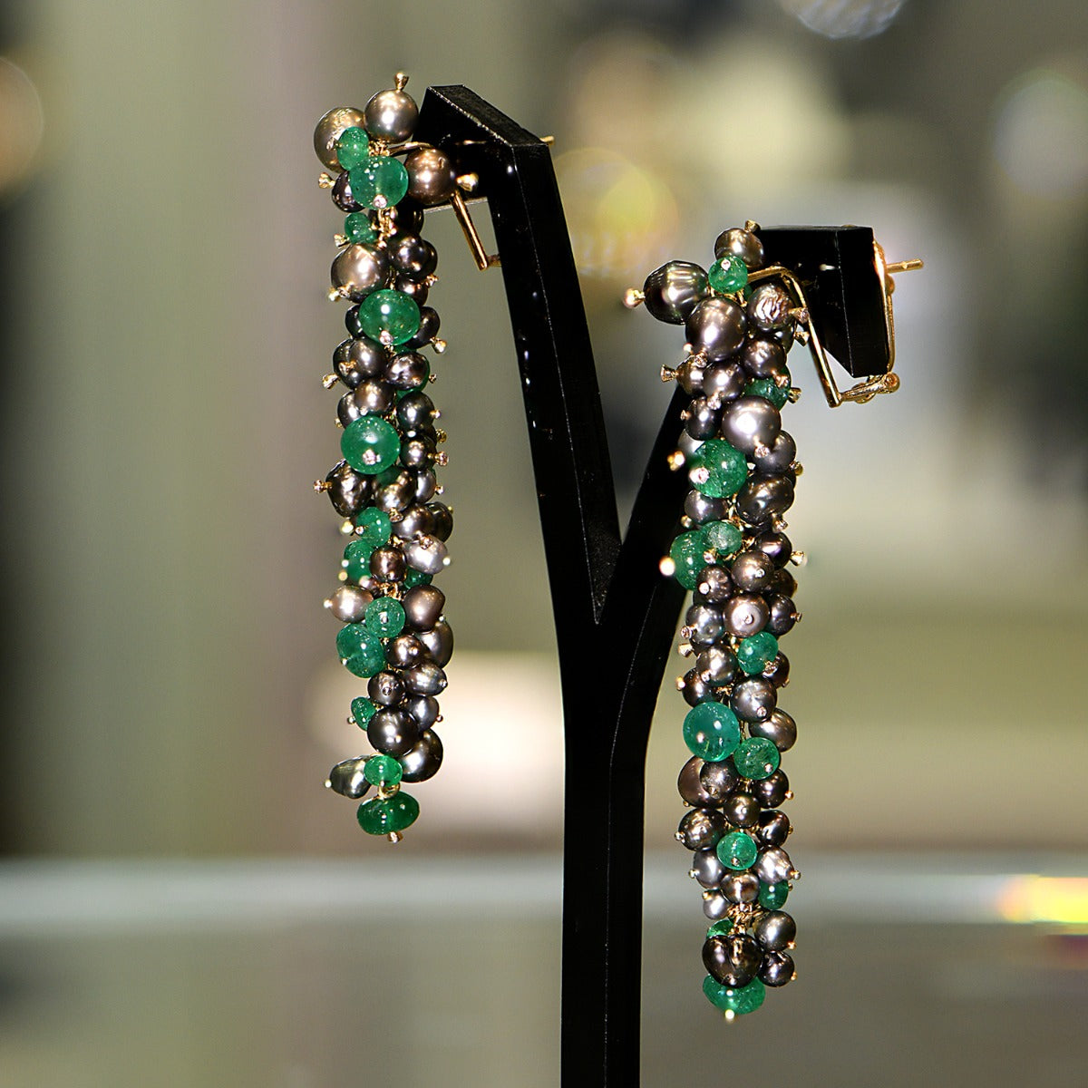 Evergreen Creeper Diamond Earrings