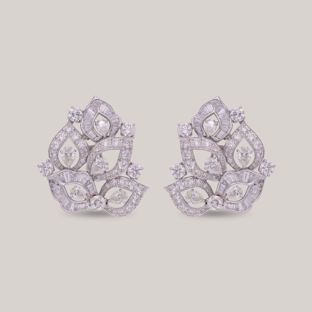 Panicle Diamond Earrings