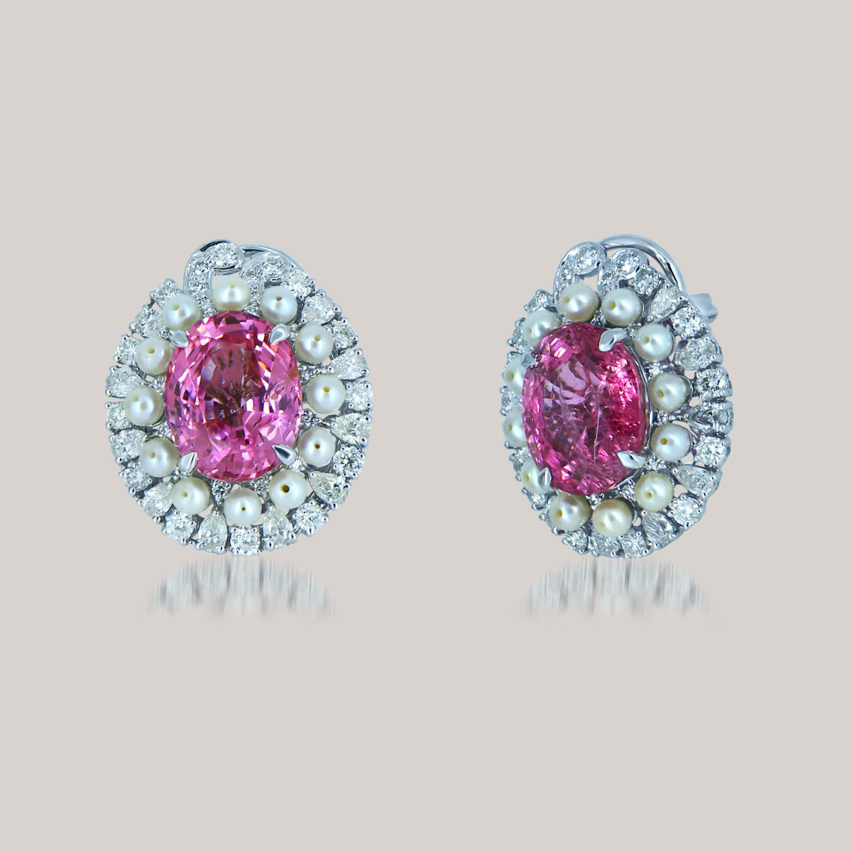 Zaina Bloom Gemstone Stud Earrings