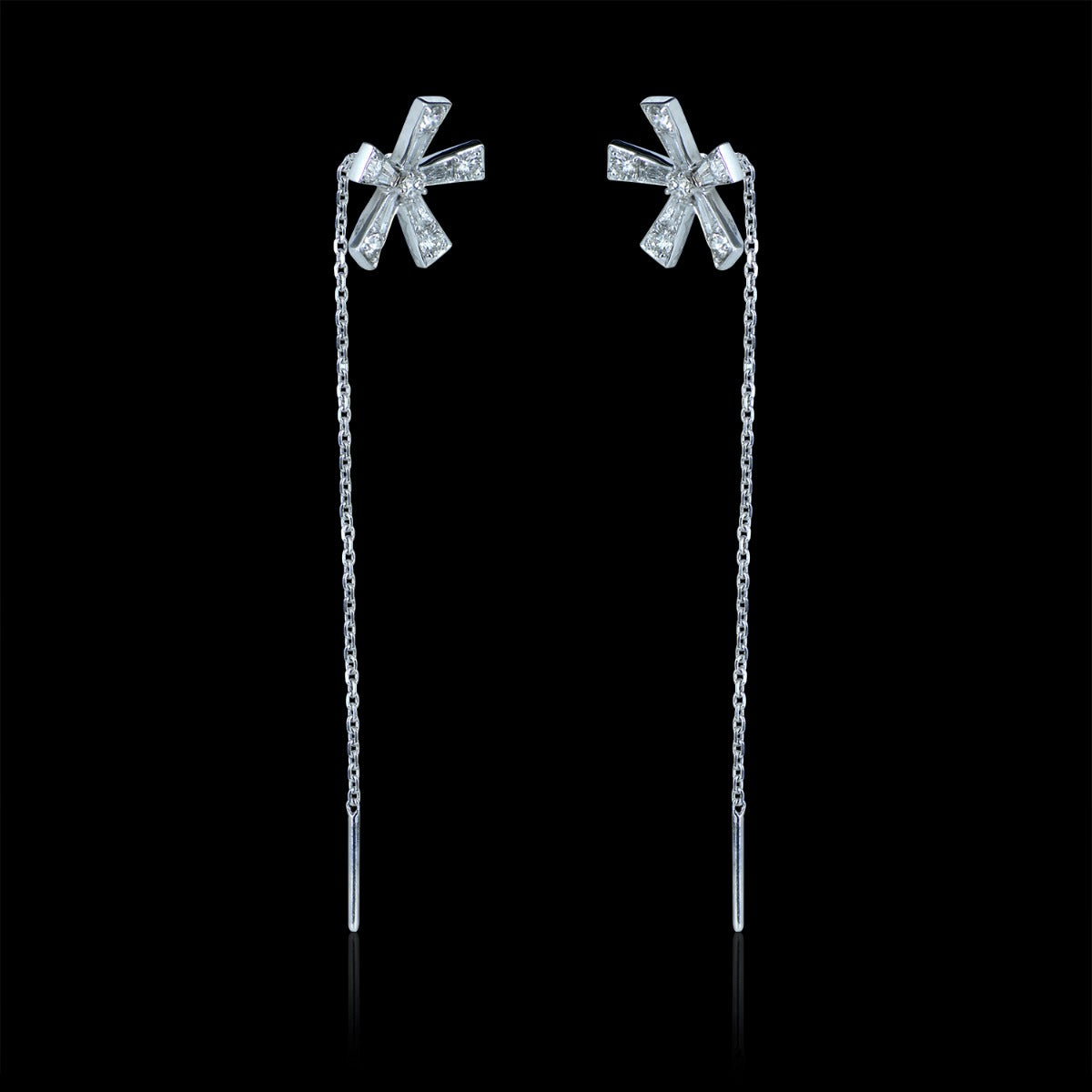 Flora Diamond Sui Dhaga Earrings