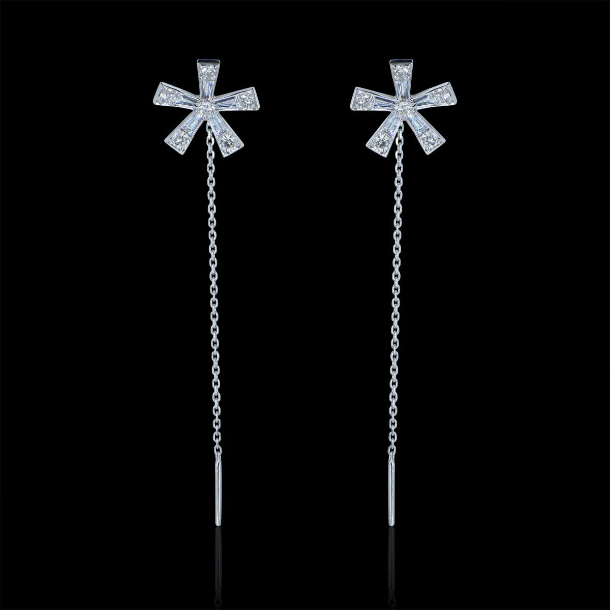 Flora Diamond Sui Dhaga Earrings