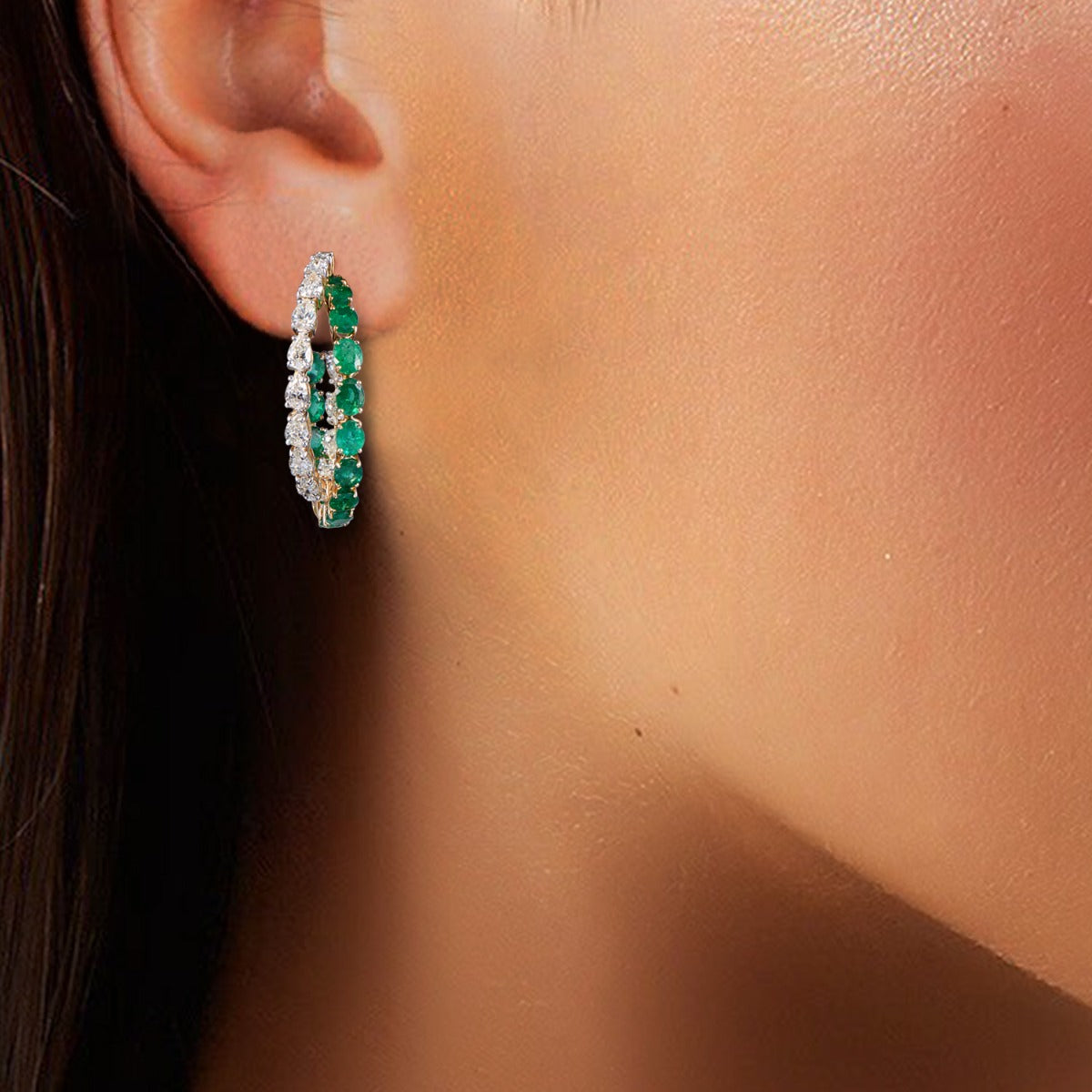 Gamora Loop Diamond Earrings