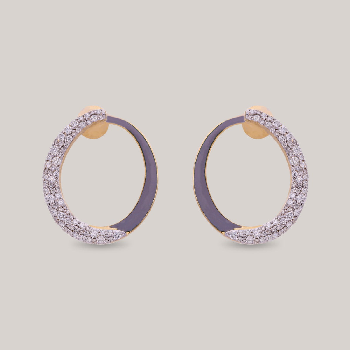 Eclipse Diamond Earrings