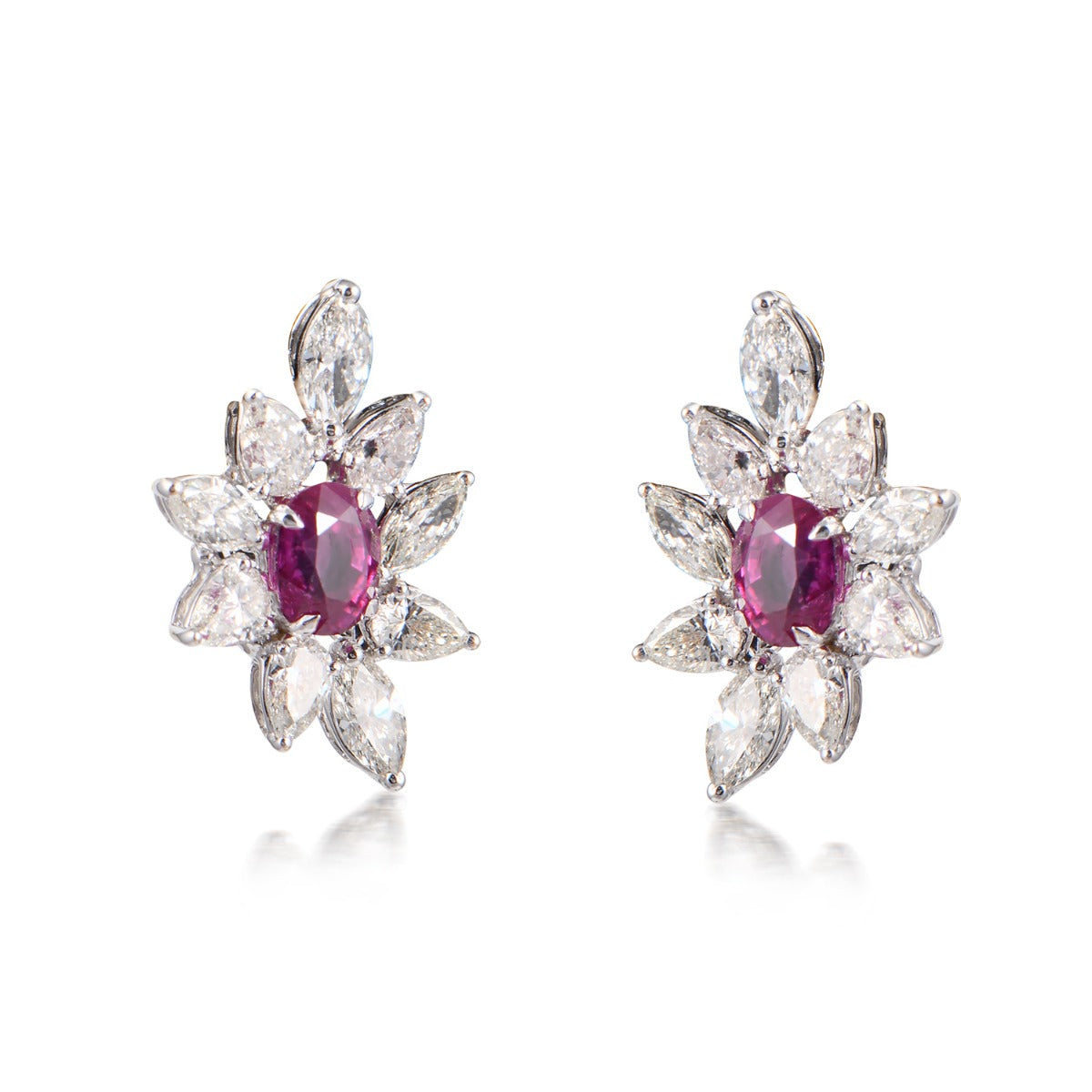 Prairie Star Diamond Earrings