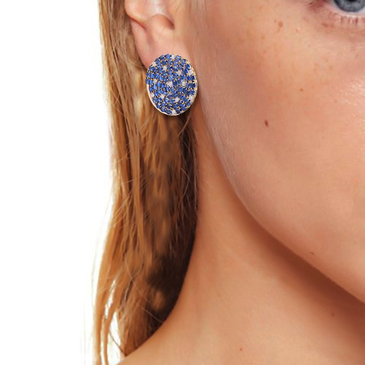 Kyanite Celestial Diamond Earrings