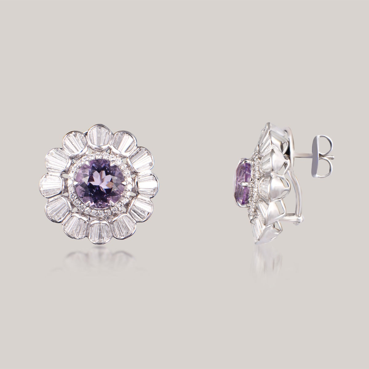 Glinting Glorious Diamond Earrings