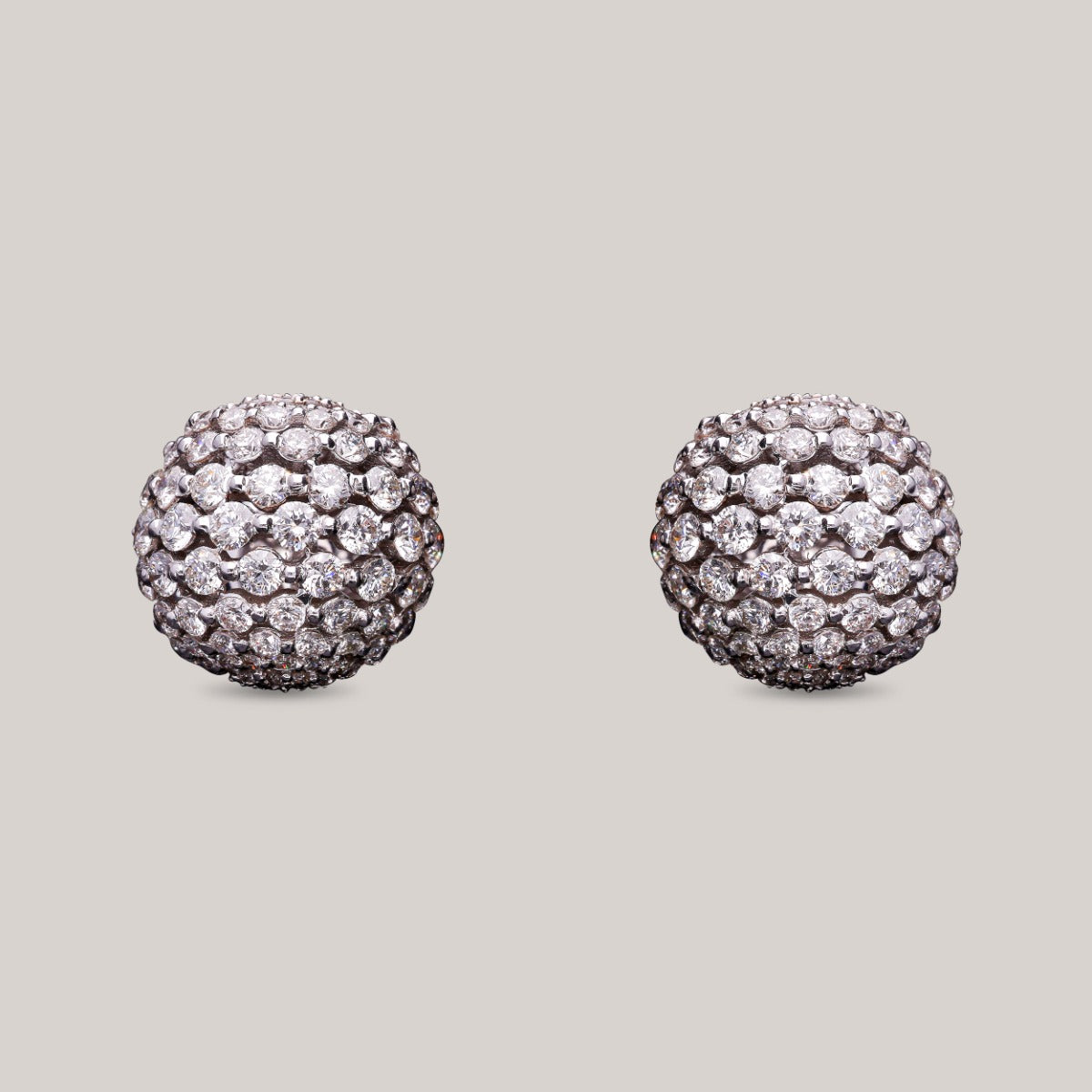 Disco Ball Diamond Earrings