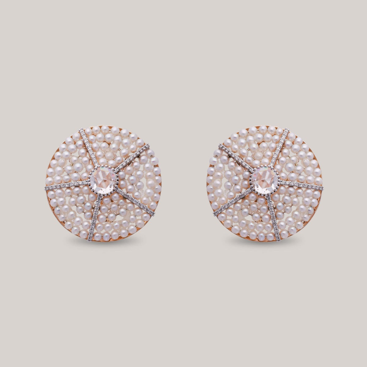Allira Pearl Diamond Earrings