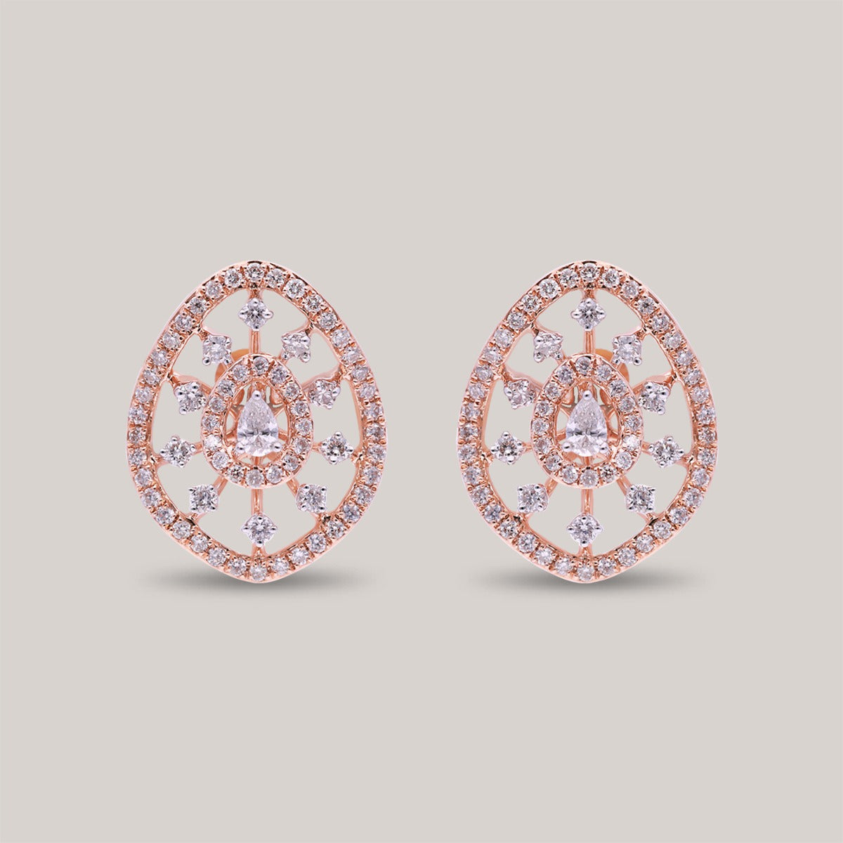Lucy Stud Diamond Earrings