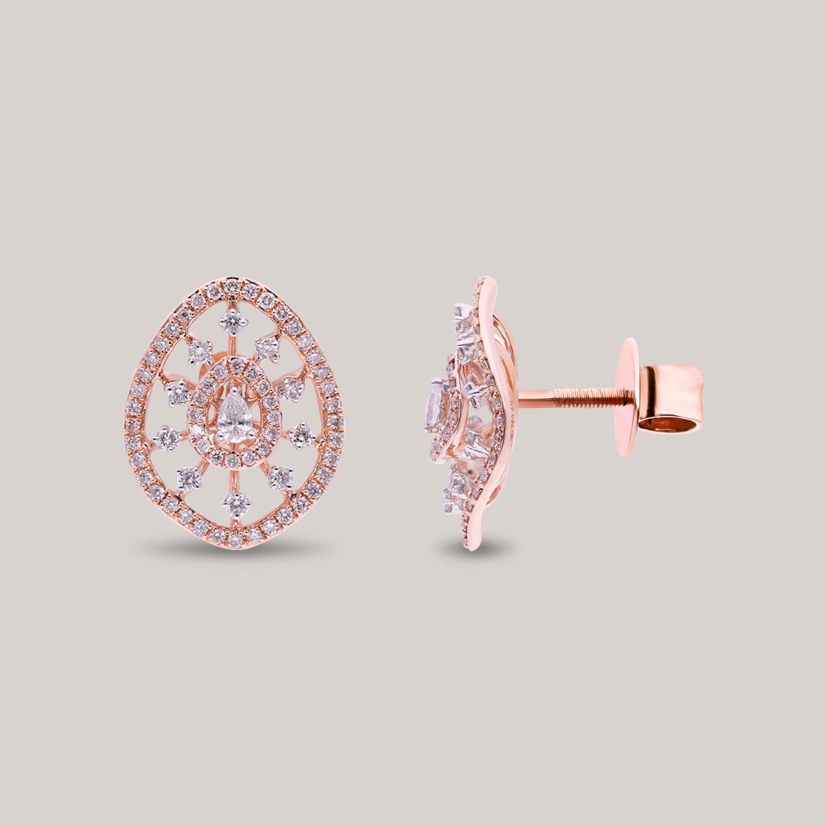 Lucy Stud Diamond Earrings
