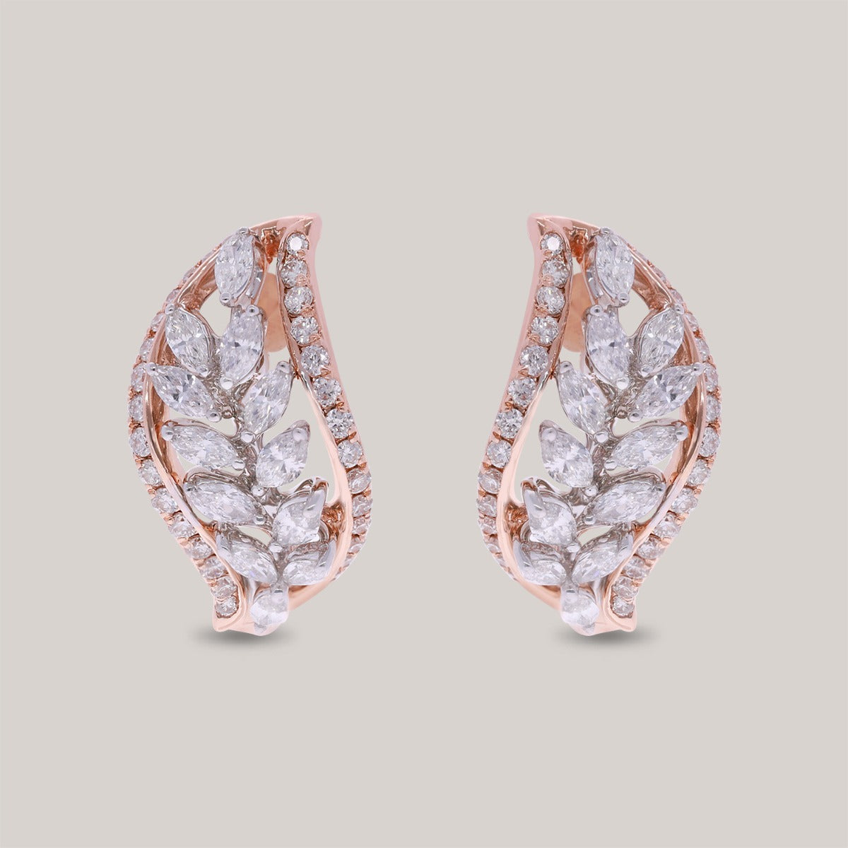 Beatrice Stud Diamond Earrings