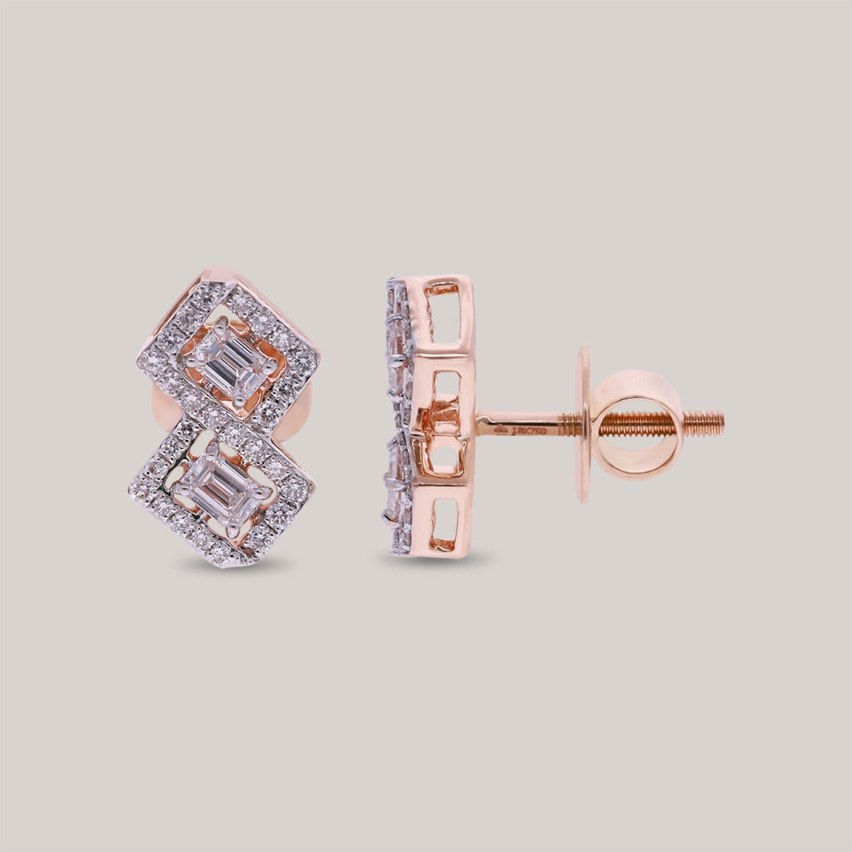Kate Stud Diamond Earrings
