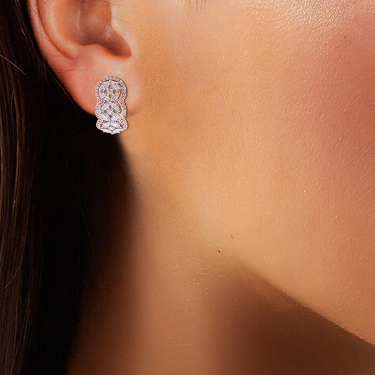 Fergie Stud Diamond Earrings