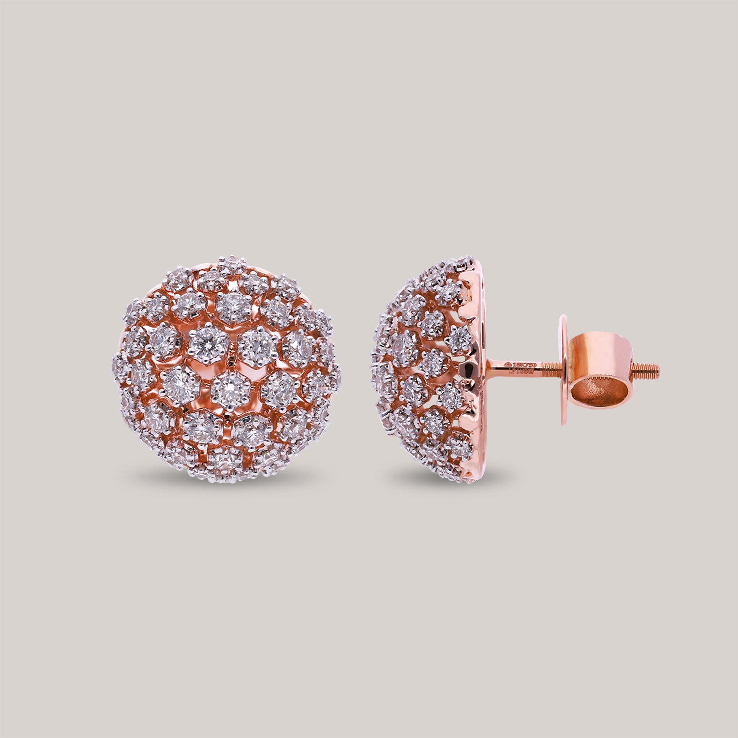 Lunar Luster Diamond Earrings