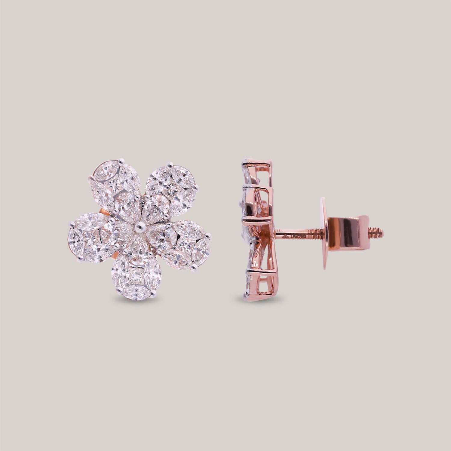Sparkle Studs Diamond Earrings