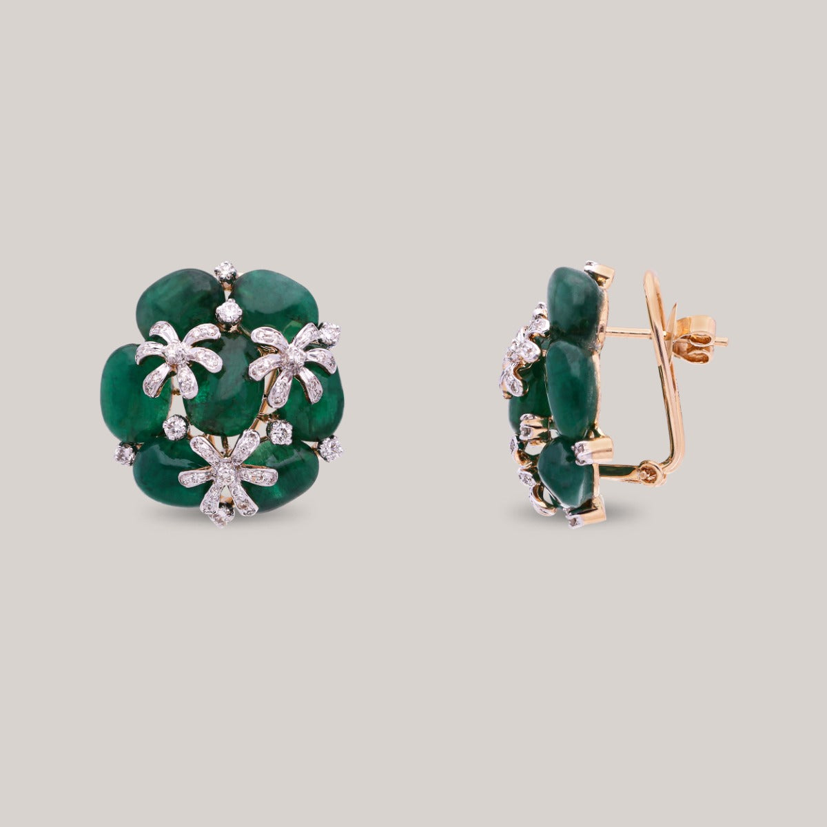 Green Marshes Diamond Earrings